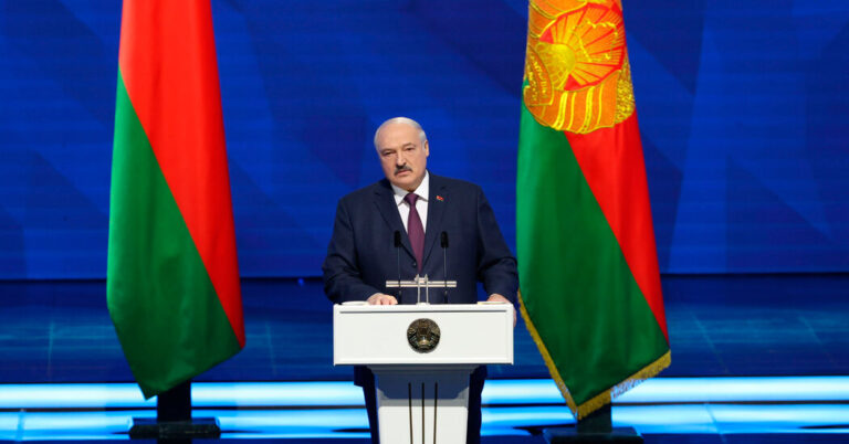 Belarus, Echoing Russia, Raises Prospect of Nuclear Conflict