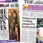 ‘No more tax rises, insists Reeves’ and ‘PM in jobs push’