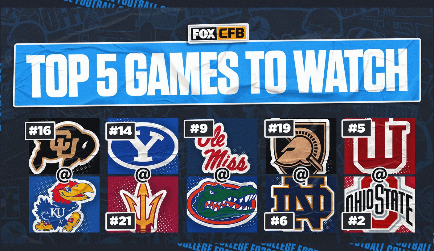 College football Week 13 preview: Five best games to watch this weekend