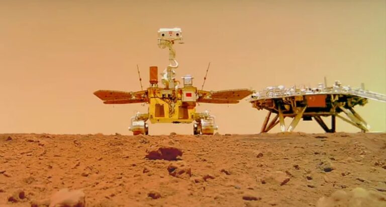 China’s Zhurong Rover Helps Find Evidence of Potential Ancient Shoreline on Mars