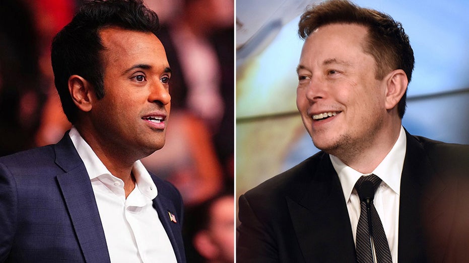 Vivek Ramaswamy and Elon Musk.