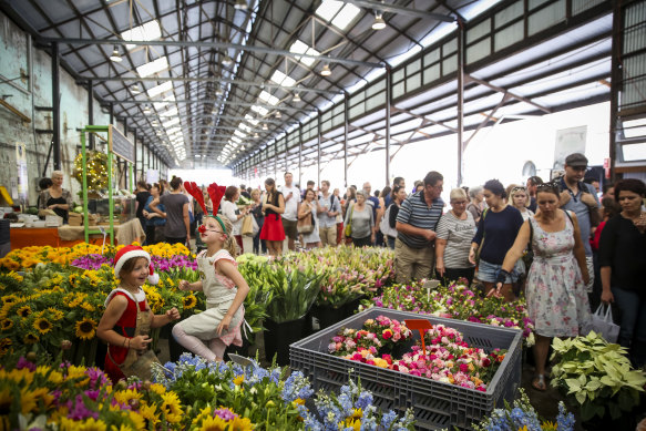 Stock up at the Carriageworks Christmas markets. 