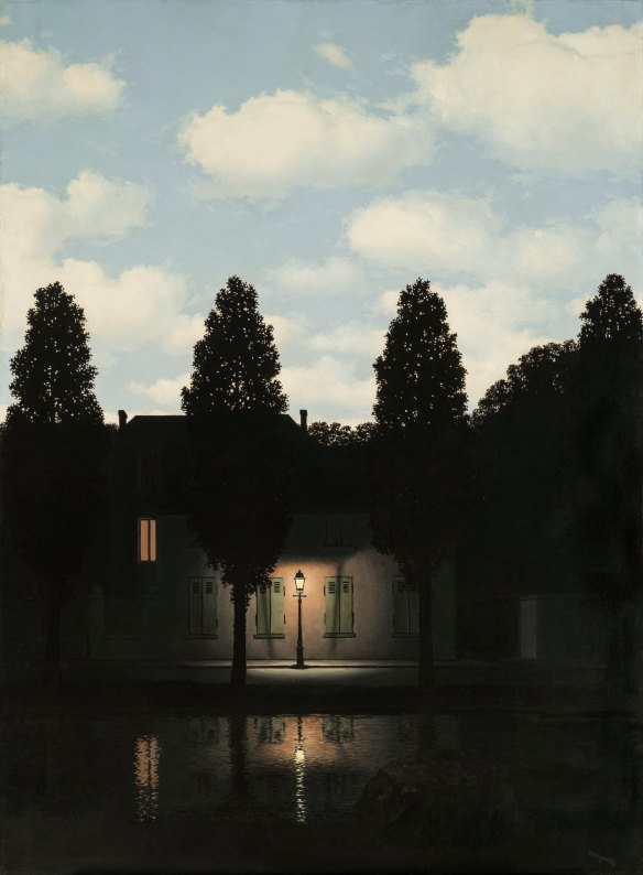 Magritte’s The Dominion of Light, 1954, on show at the Art Gallery of NSW.