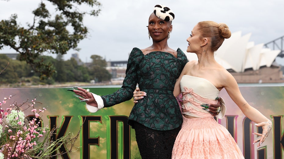 Cynthia Erivo and Ariana Grande at the Australian "Wicked" premiere