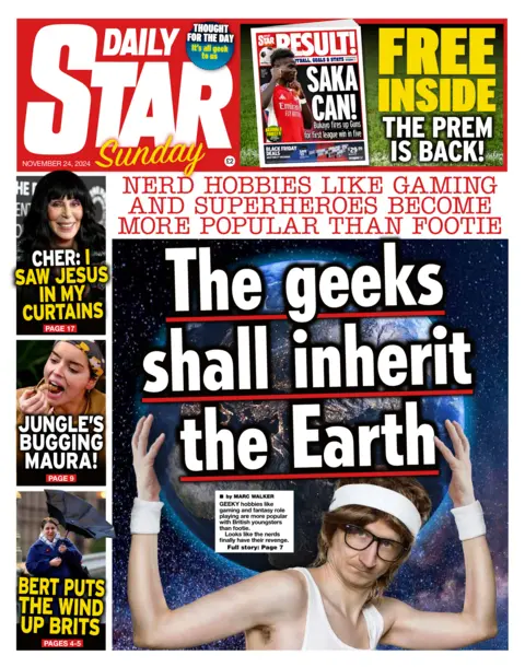 The Daily Starr with headline: "The geeks shall inherit the Earth"