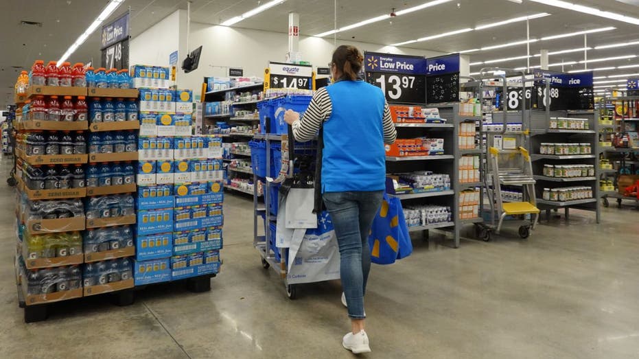 walmart worker in a store