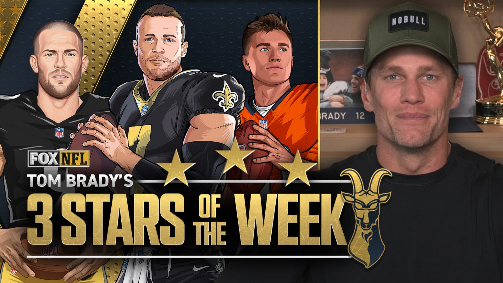 Tom Brady’s 3 Stars of Week 11: Taysom Hill, Bo Nix, Chris Boswell 