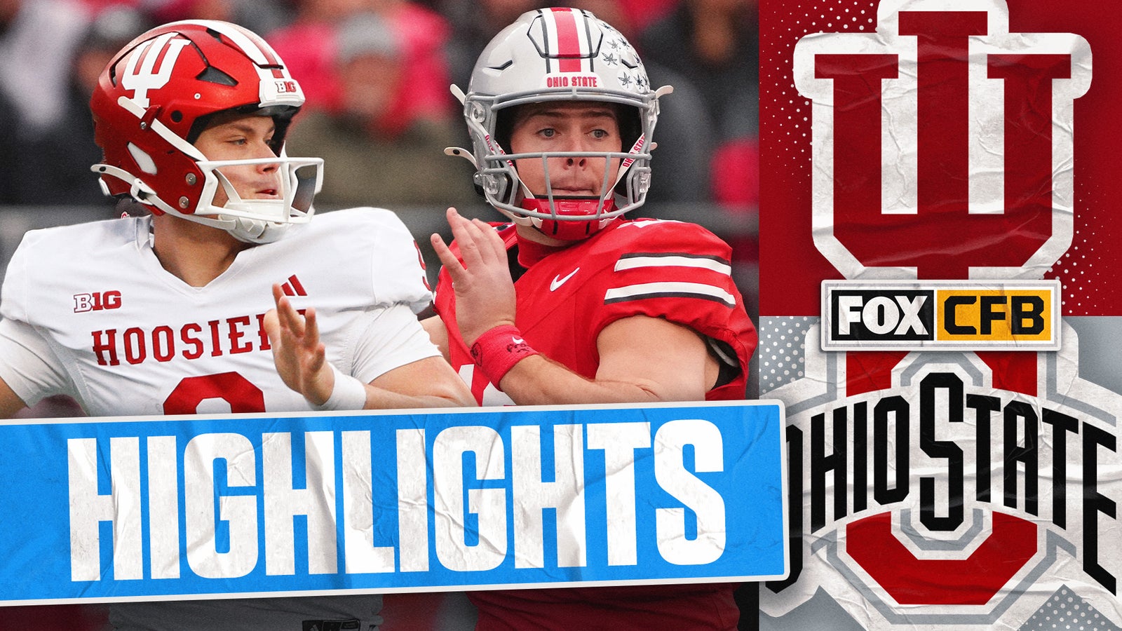 No. 5 Indiana Hoosiers vs. No. 2 Ohio State Buckeyes Highlights