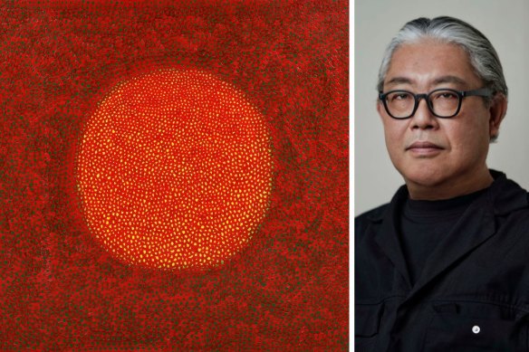 Daisuke Miyatsu took a second job to buy Yayoi Kusama’s Infinity Net, 1965 (detail pictured).