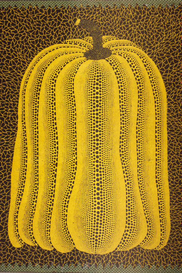 Yayoi Kusama, Pumpkin, 1981 (detail). Collection of Daisuke Miyatsu