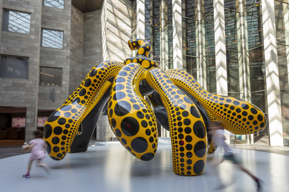 Yayoi Kusama’s Dancing Pumpkin has already become a magnet for NGV visitors.