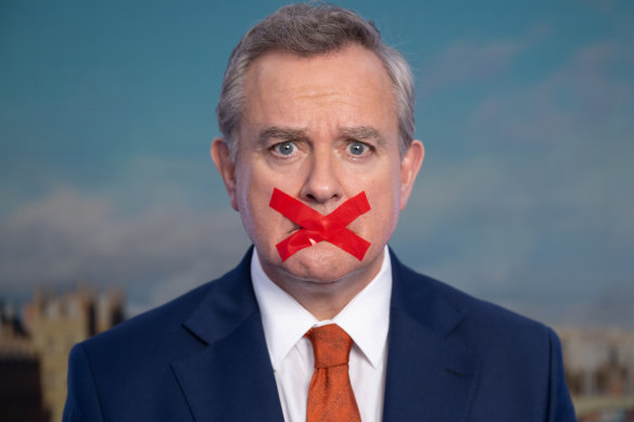 Hugh Bonneville in <i>Douglas Is Cancelled</i>.