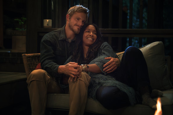 Alexander Ludwig and Jessica Frances Dukes in <i>Earth Abides</i>.