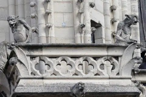 Getty Images Gargoyle sculptures of the Notre-Dame cathedral