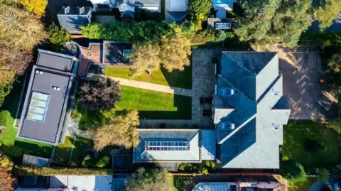 Berkeley Shaw Drone shot of the mansion complex