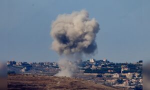 Israeli strike kills Lebanese soldier, wounds 18 as Hezbollah fires rockets at Israel