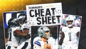 Schrager’s Cheat Sheet: Eagles’ favorable stretch run; Tua’s cold-weather blues