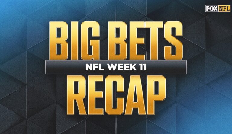 NFL Week 11 Big Bets Recap:  long-shot parlay cashes in for k