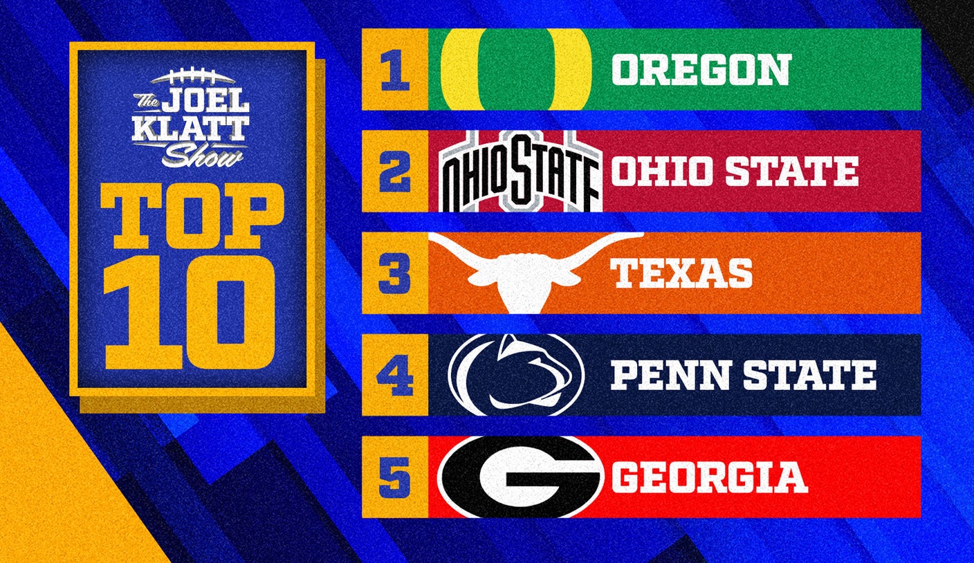 2024 college football rankings: Joel Klatt’s top 10 teams after Week 13