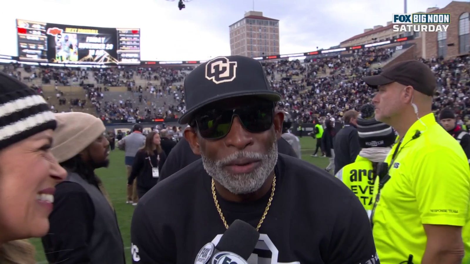 Deion Sanders recaps Colorado Buffaloes' victory over Utah & talks Travis Hunter 