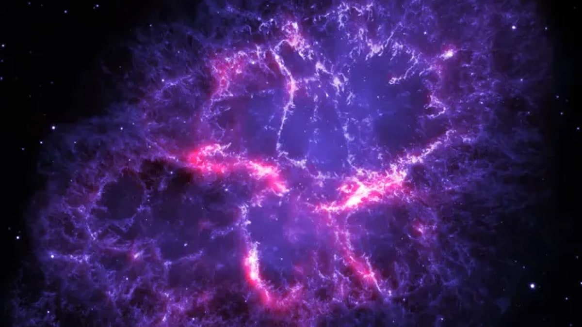 Crab Nebula’s Strange Zebra Pattern Pulsars Could Be Due to Its Unusual Plasma Density