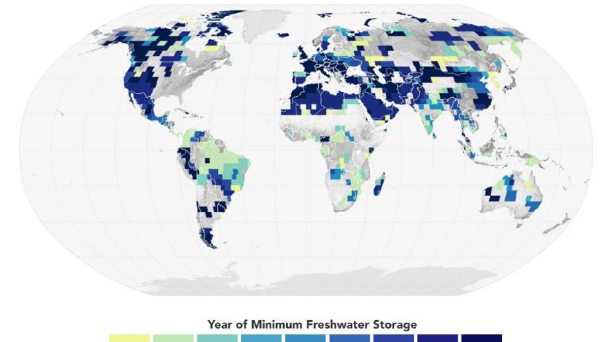 NASA Satellites Reveal Freshwater Decline as Global Droughts and Warming Persist