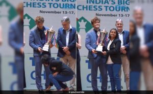 Magnus Carlsen’s Unmissable Reaction As Indian Chess Star Touches His Feet. Watch