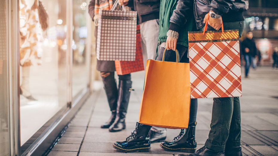 holiday shoppers