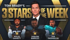 Tom Brady’s 3 Stars of Week 12, including Eagles’ Saquon Barkley