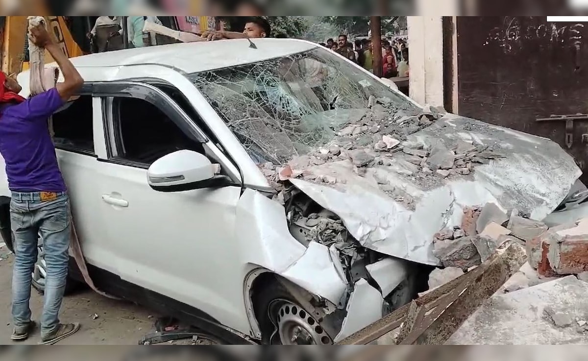 Boy Killed, Girl Critical As Speeding Car Crashes Into UP School’s Wall