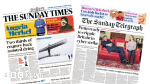 ‘Two thirds back assisted dying’ and ‘Putin ready to cripple Britain’