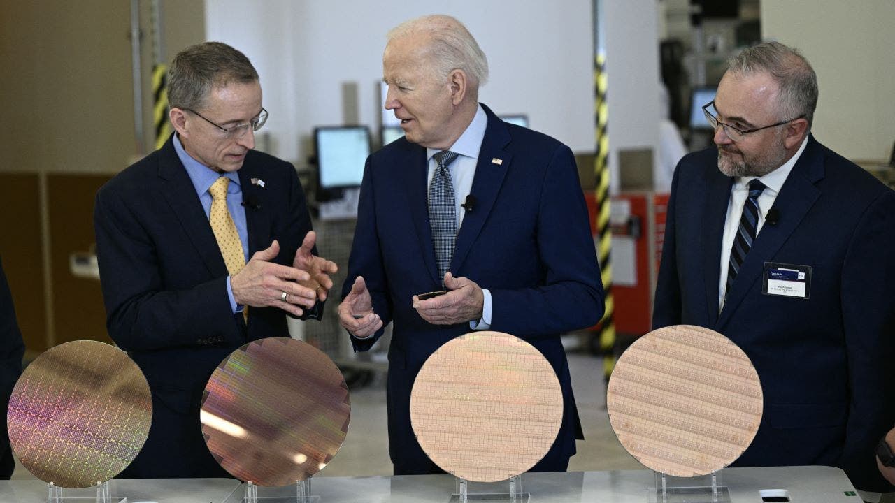 Biden admin reducing Intel chip grant: reports