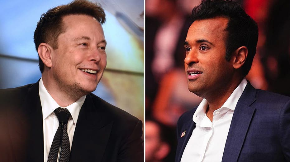 Vivek Ramaswamy and Elon Musk.