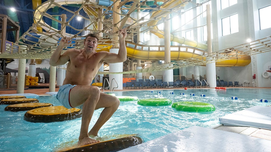 Rob Gronkowski at Great Wolf Lodge