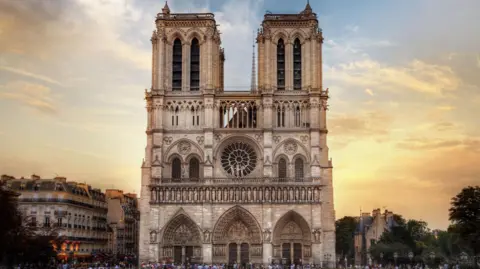 Getty Images Notre Dame before reconstructions