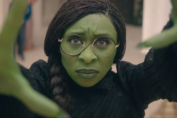 Cynthia Erivo brings gravitas to Elphaba.