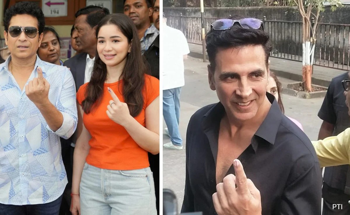 Maharashtra Assembly Polls: Sachin Tendulkar, Akshay Kumar Among Early Voters In Mumbai