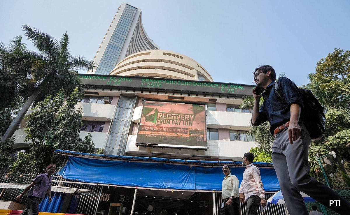 Sensex Rises 1,300 Points, Adani Stocks Rally As Flagship Firm Jumps 4%