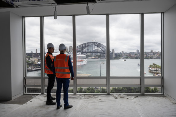 Inside the former AMP building, Sydney’s first skyscraper.