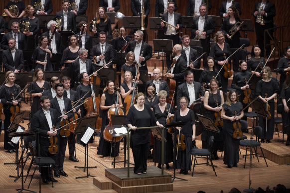 The Sydney Symphony Orchestra under the direction of Simone Young.