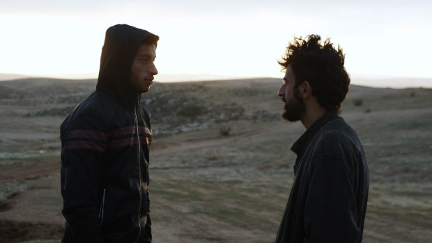 Basel Adra, left, and Yuval Abraham in No Other Land.