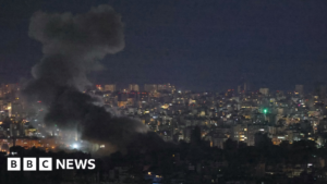 Central Beirut hit by massive Israeli air strikes