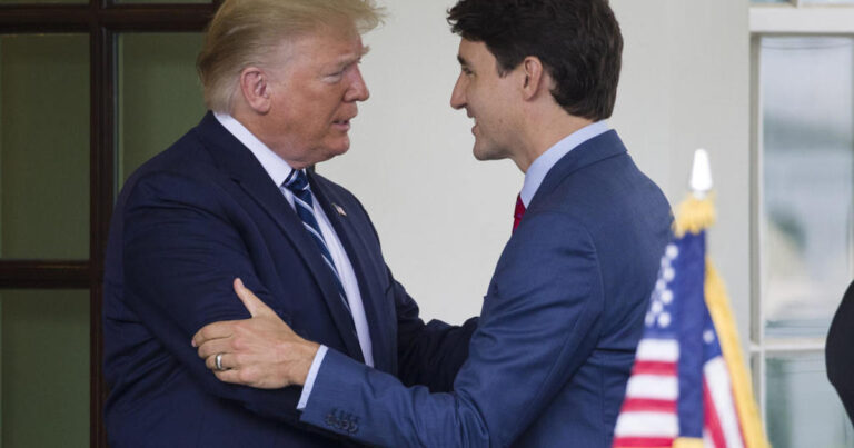 Report: Trudeau to meet with Trump at Mar-a-Lago after speaking against tariffs