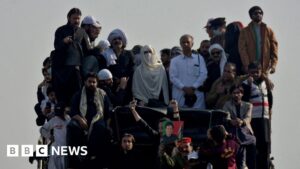 Bushra Bibi’s march for Imran Khan disappeared