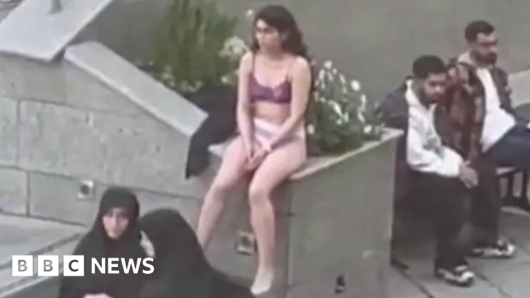 Iranian woman detained over undressing is released without charge