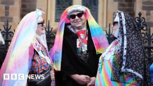 Janey Godley has colourful comedy send-off at funeral in Glasgow