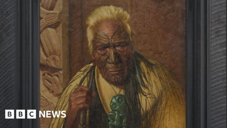 Painting of Māori elder by Goldie fetches record price