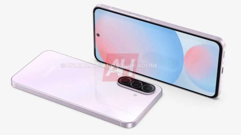 Samsung Galaxy A56 CAD Renders Leaked, Suggests Triple Rear Cameras, Hole Punch Display Design