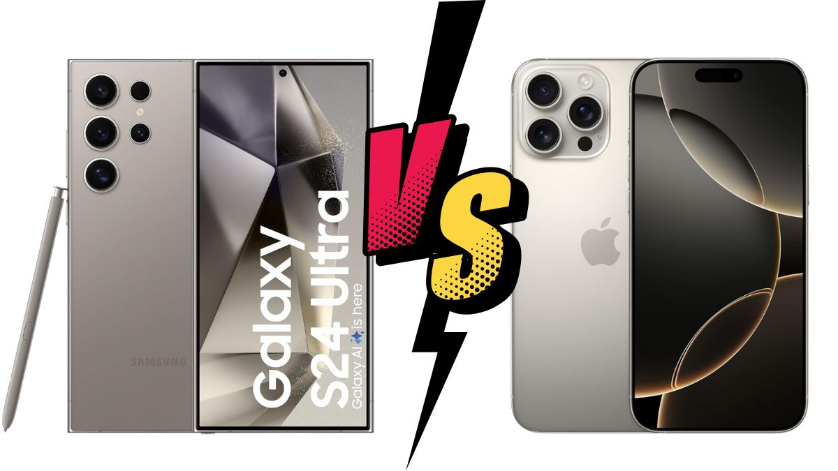 Samsung Galaxy S24 Ultra 5G vs Apple iPhone 16 Pro Max: Which is Better?