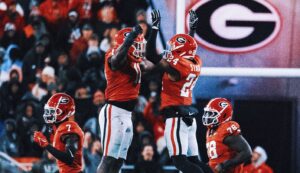 No. 6 Georgia rallies to beat Georgia Tech 44-42 in eighth overtime, bolsters playoff hopes